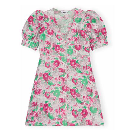 Ganni Short Klänning rosa, Dam, Dam, Storlek: L