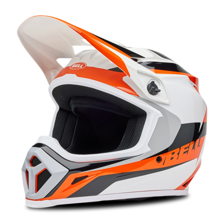 Casco de Cross Bell Mx-9 Mips Naranja/Blanco M