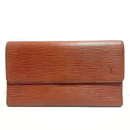 Louis Vuitton Vintage, Wallets ; Cardholders Bruin, Dames, Maat:ONE Size,leer