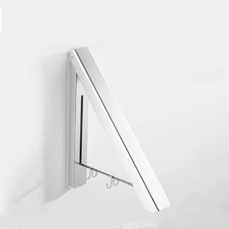 1pc Retractable Clothes Rack-Laundry Room Wall Mounted Drying Rack Foldable Clothes Hanger