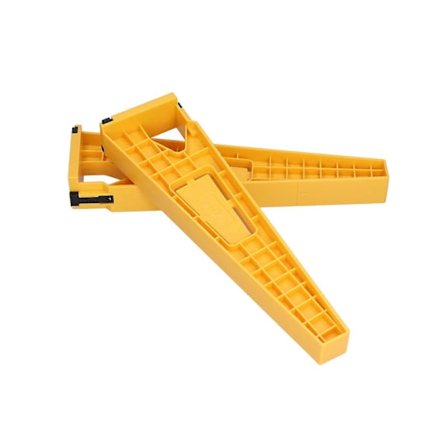 2 stk. Skuffeskinne Jig ABS Skapinstallasjonsassistent Monteringsverktøysett Kit for Hjem