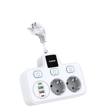 BKL-503 EU hurtigopladningsstikdåse White