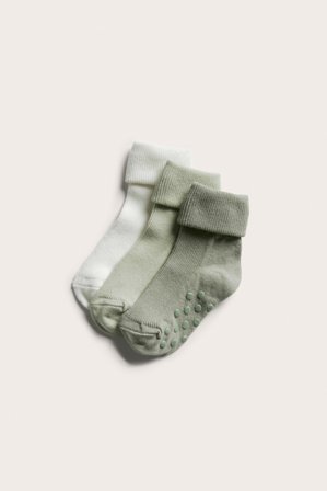 Kappahl | Strumpor 3-pack baby Grön 19/22 | Grön