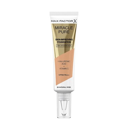 Max Factor Miracle Pure Skin-Improving Foundation 050 Natural Rose, Makeup, Ansigt, Foundation