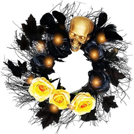 Halloween Skallekrans