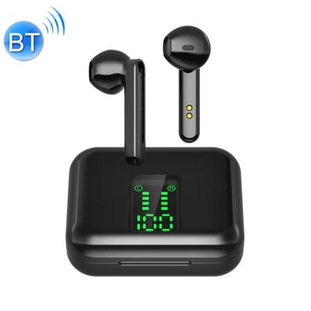 Trådlösa Bluetooth Hörlurar Med Laddbox Som Har Touch Display S
