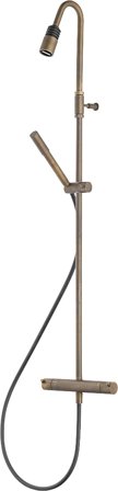 Mora Izzy Takduschset 160 c/c, rustik mässing, Badrum