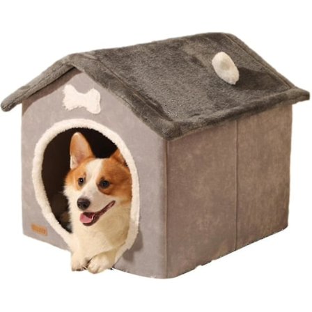 Indendørs Hundehus - Foldbart Lukket Hundehus Kennel | Let At Samle Hundehus Til Små Hunde, K