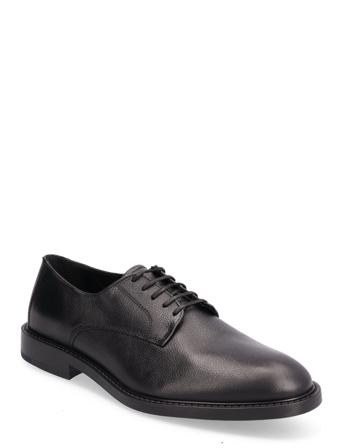 Aspe Shoes Business Laced Shoes Svart Mango