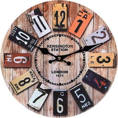 Träväggklocka, 12'' Jätteväggklocka, Vintage Klocka, Modern Design Väggklocka, Stor Väggklocka, Tyst Väggklocka, Sovrumsdekor, Heminredning, Väggdekor