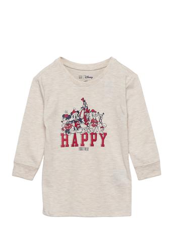 Babygap | Disney 100% Recycled Graphic Pj Dress Cream GAP
