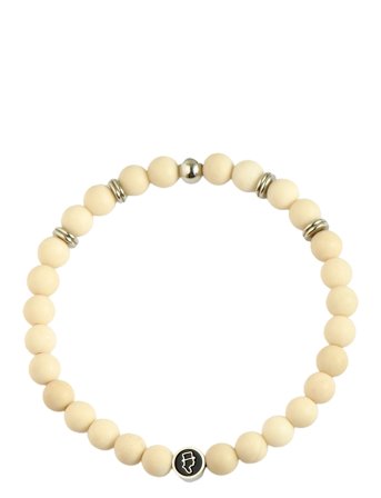 edd. Beads Bracelet 6Mm - Cream - 5 cm