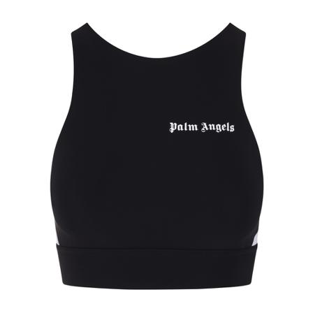 Palm Angels, Top Zwart, Dames, Maat:S,print