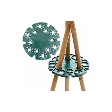 Sæt med 6 støtter til bambusstængler, klatreplanter, tomatplanter, agurker, klematis