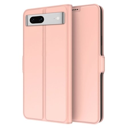 Smidigt och tunt PU-läder Google Pixel 7 fodral - Rosa