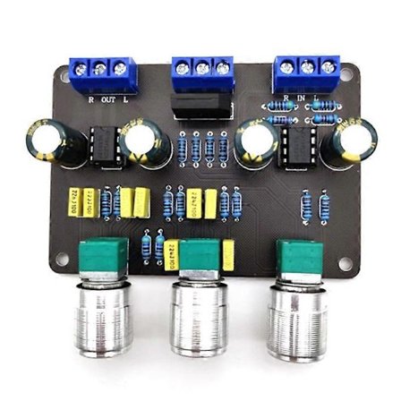 Dual NE5532 Tone Stereo Forforstærker Board Audio HiFi Forstærker Equalizer Preamp Diskant Bas Tone Kontrol Forforstærker