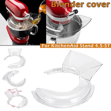 4,5-5qt skål hælde skjold vippehoved dele til køkkenhjælper standmixer