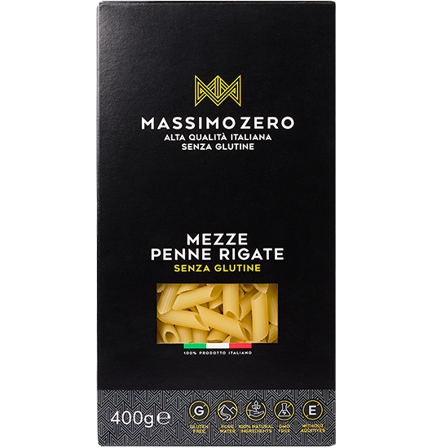 Massimo Zero Mezze Penne Rigate Senza Glutine 400g