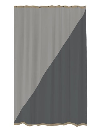 Mette Ditmer Duet Shower Curtain - Grey - 150X200CM
