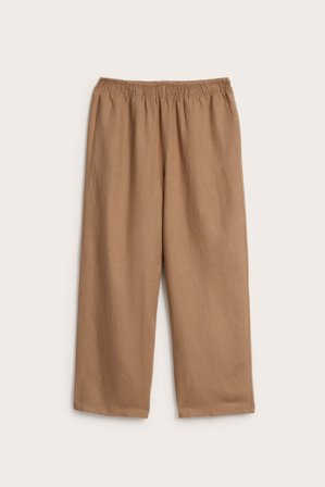 Kappahl | Bukse i linblanding Beige 2XL | Beige