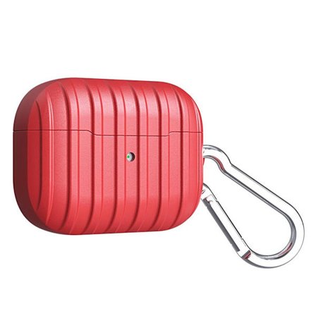 Airpods Pro 3D pystysuora nauhatyylinen kotelo - Punainen