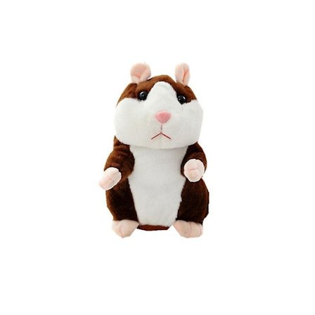 Pratande Hamster Plyschleksak, Upprepa Vad Du Säger Rolig Barnplyschleksak, Brun