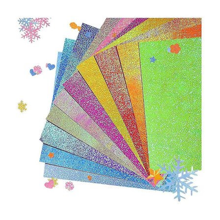 Paper Glitter Paper Gloss Paper For Crafts - 150 Sheets Paper Colourful Square Folding Paper For Di