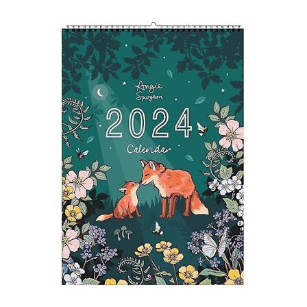 2024 Väggkalender med Natur- och Vildmarkskonst