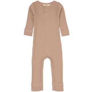 Kids - MarMar Copenhagen Ribbed Baby Body Oak 68 cm - All in ones - 68 cm - Beige