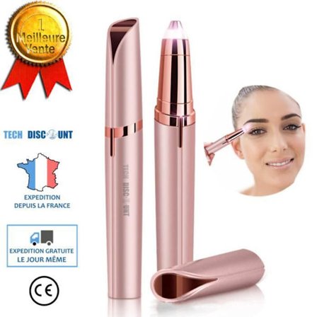 Elektrisk ögonbrynshårborttagare - Tech Discount - Uppladdningsbar - Avtagbart huvud - USB