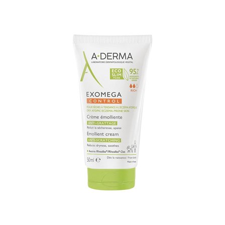 A-DERMA Exomega Control Anti-Scratching Cream 50 ml, Skincare, Skincare Til Børn, Babysalve