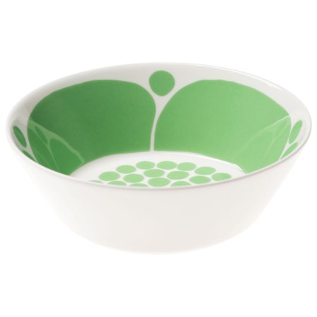 Arabia Sunnuntai dyp tallerken 17 cm, grønn