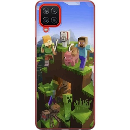 Kompatibelt Mobilskal till Samsung Samsung Galaxy A12 MineCraft