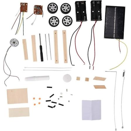 Auton mallisetti, DIY-koottava aurinkoenergialla toimiva RC-lelu sähköinen kaukosäädöllä ohjattava ajoneuvo opiskelijoiden tieteelliseen koulutukseen 