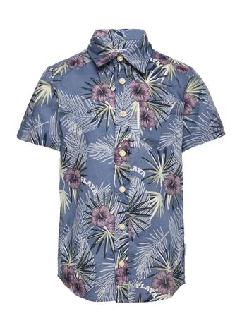 Joraloha Floral Shirt Ss Jnr Patterned Jack & J S