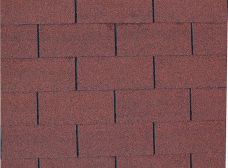 Palmako 107182 Takshingel paket med 3 m² Röd, Stugor & förråd