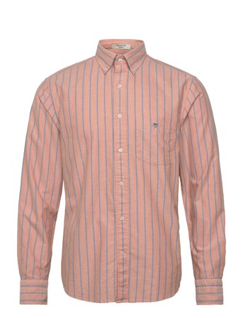Reg Classic Oxford Stripe Shirt Orange GANT