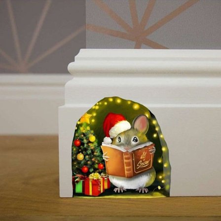 Mus-Hål Väggdekal 3D Dekaler 3 3