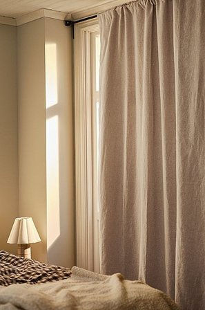 Jotex - Verduisteringsgordijn Linnen 1 Lengte Linnenbeige Linnenbeige - MELANIE - Koop Verduisterende gordijnen bij Jotex