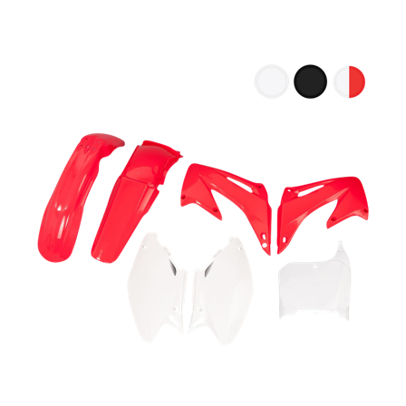 Kit Plastiche Rtech Rosso-Bianco - Honda CR 125R 2002-2007