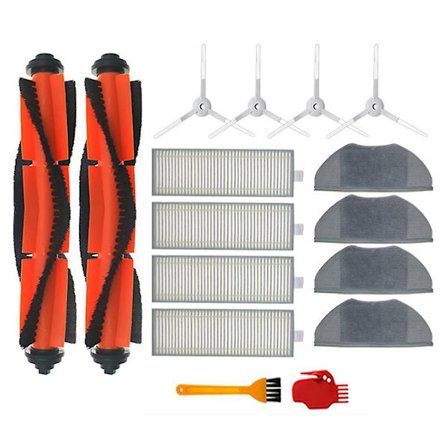 För G1 Mi Robot Vacuum-mop Essential Robotdammsugare Hepa-filter Huvudsida Borste Moppdukar Sp