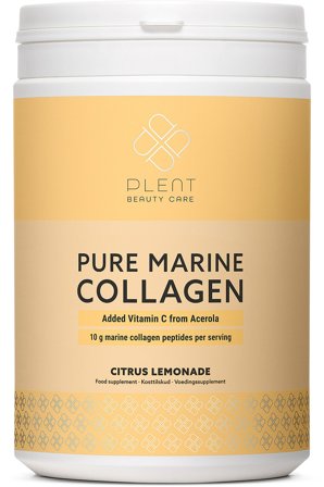 Plent Pure Marine Collagen 300 g Citrus Lemonade, Helse & Madvarer, Kollagen, Kollagenpulver