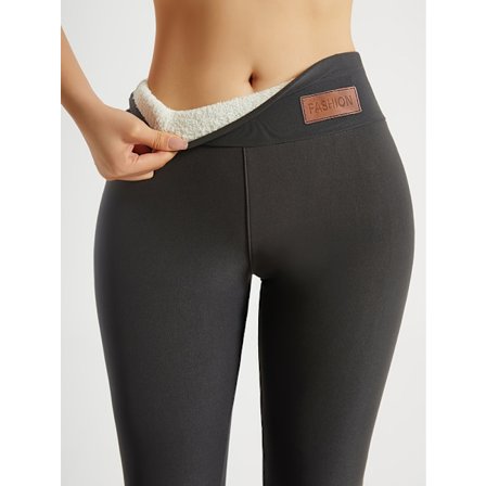 Dameleggings med høj talje - Strækbare, komfortable og varme til efterår/vinter udendørs, hverdagsbrug og afslappet påklædning, Stilfulde leggings