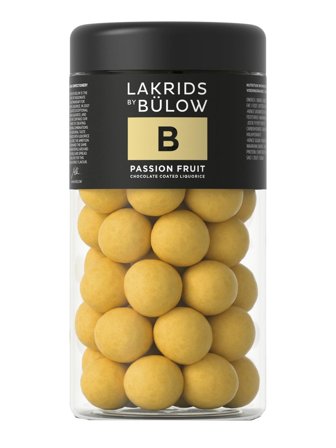 Lakrids by Bülow Sweet liquorice coated with passion fruit, white chocolate and sugar 0.27kg