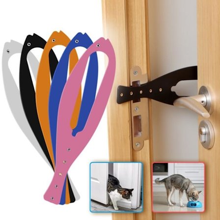 Justerbar kattluckebeslag för enkel installation