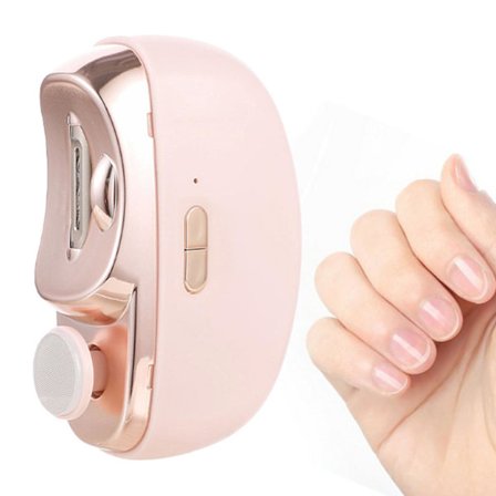 Elektrisk negleklipper, bærbar og oppladbar, for eldre, kvinner, menn og pleiere - FX-