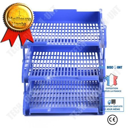 TD trelagers arkivfack A4 tjock filhållare Lagring Låntillbehör Filhanteringsställ