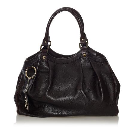 Gucci Vintage Pre-owned HandTas , Bruin , Dames , Maat: ONE Size Vintage Tassen