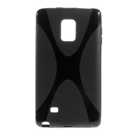 Flexicase Etui til Samsung Galaxy Note Edge (X-Line Sort) Black