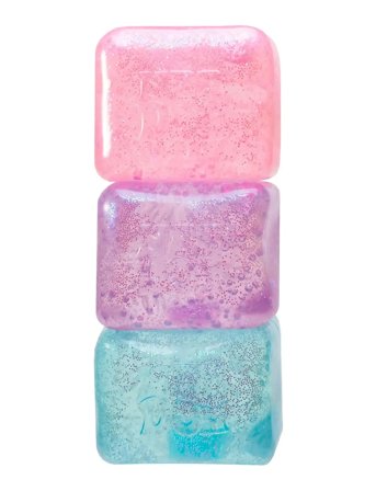 Needoh Nice Cube Glitter & Glow 3 Asst. Cdu - Multi/patterned - ONE SIZE